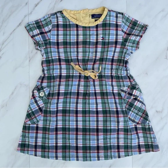navy blue dress for baby girl Tommy Hilfiger Heart Logo Sleeveless Dress